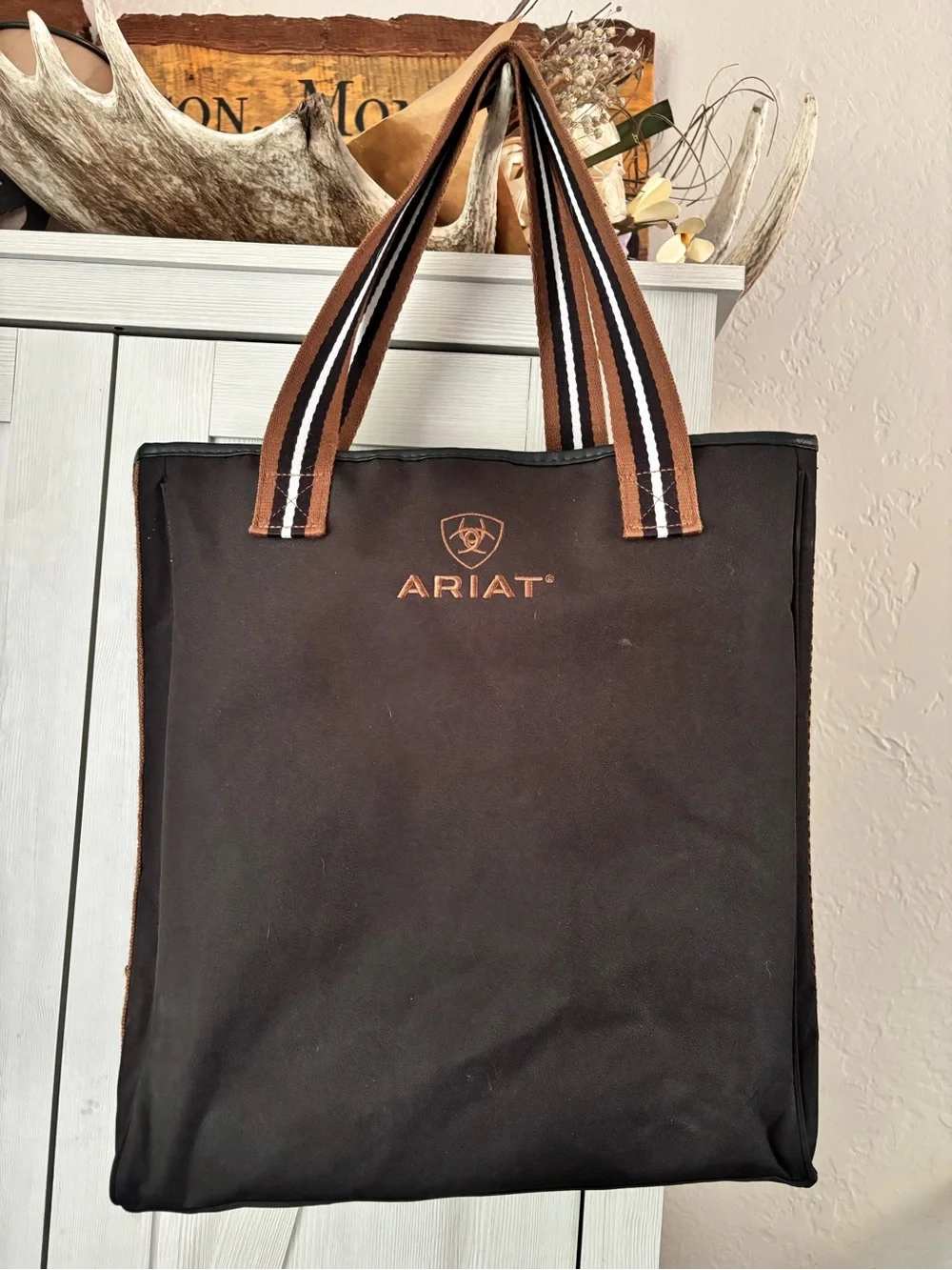 Ariat Tote Bag Brown Black